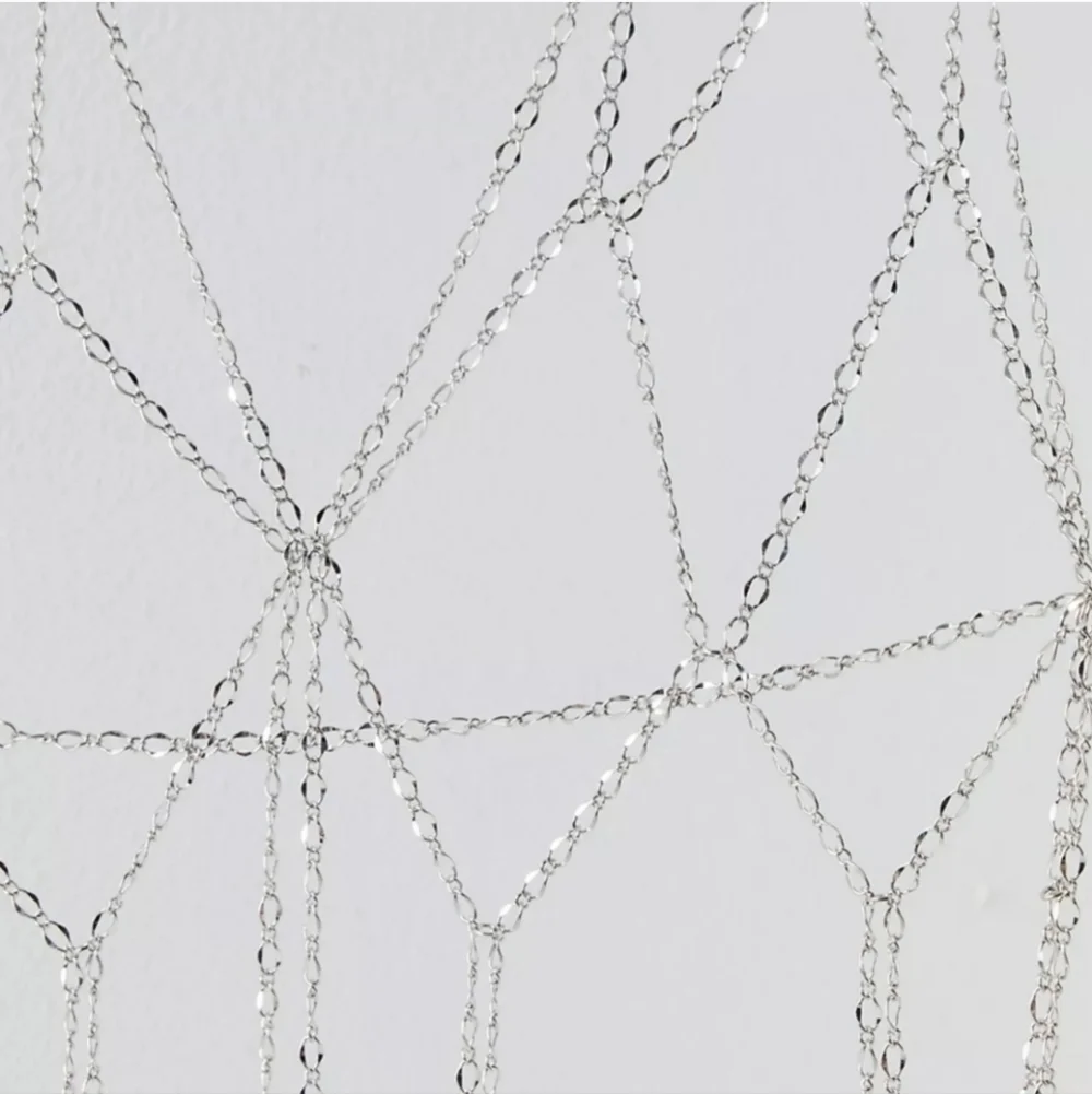NWT Free People Breakaway Body Chain Silver